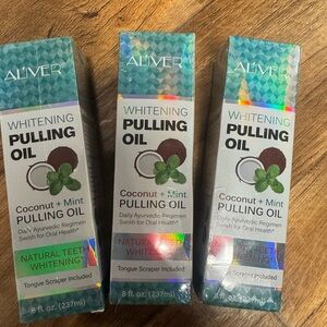 ALIVER Whitening Pulling Oil with Coconut and Mint